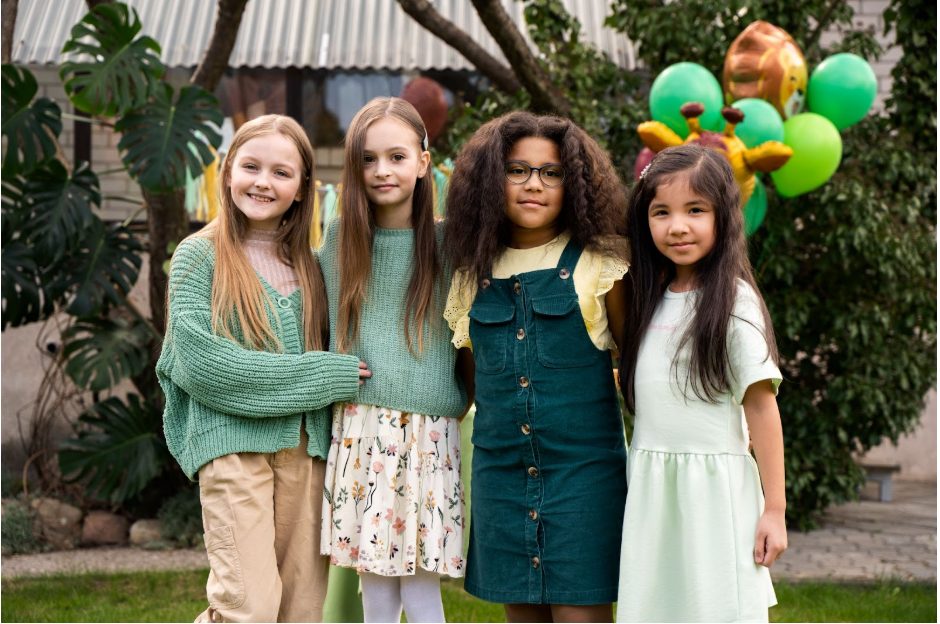 Група момичета от различни държави